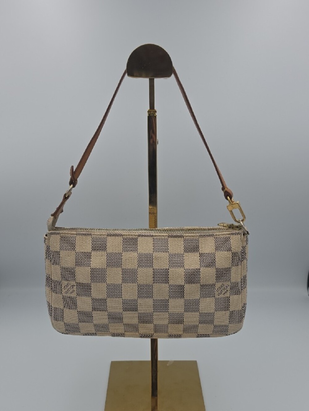 Louis Vuitton Damier Azur Small Pochette Accessoires W/ Original Strap (EUC)COA✨ - Picture 13 of 16